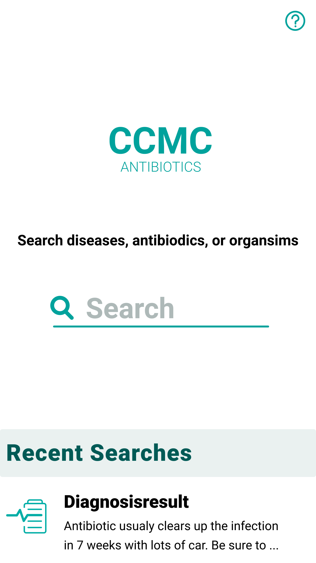 CCMC antibiotics